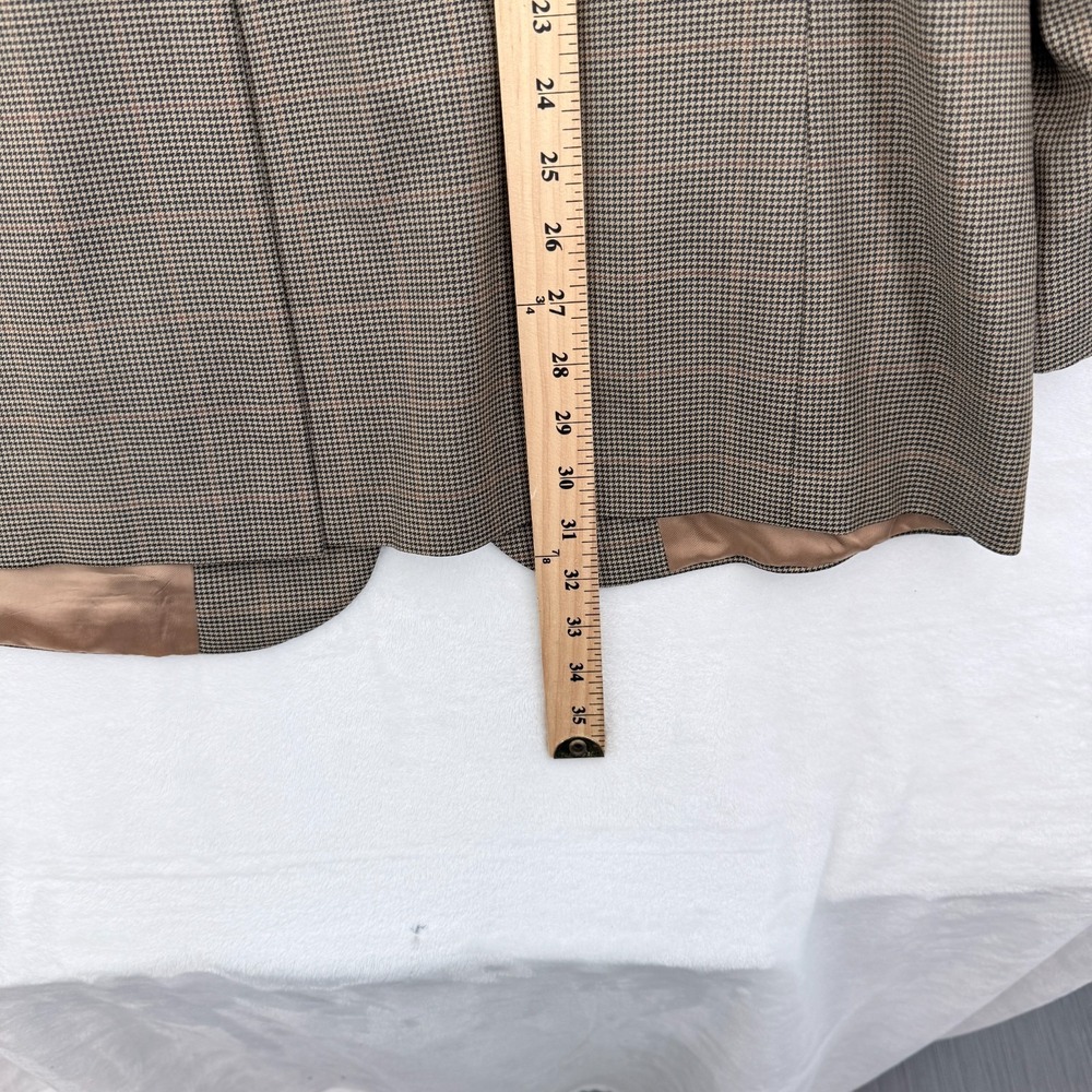 Ralph Lauren Sport Coat Dillards Mens 41R Gray Plaid Two Buttons Wool - Picture 12 of 16